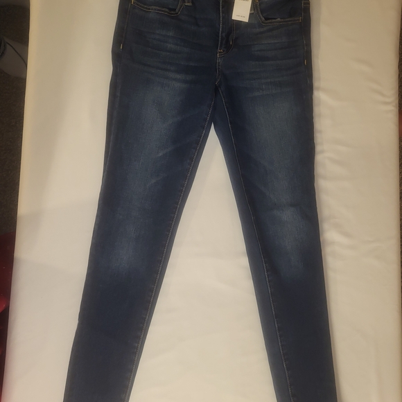 American Eagle Outfitters Dark Blue Skinny Jeans - Picture 1 of 3
